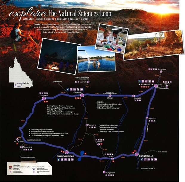 Natural Sciences Loop drive map