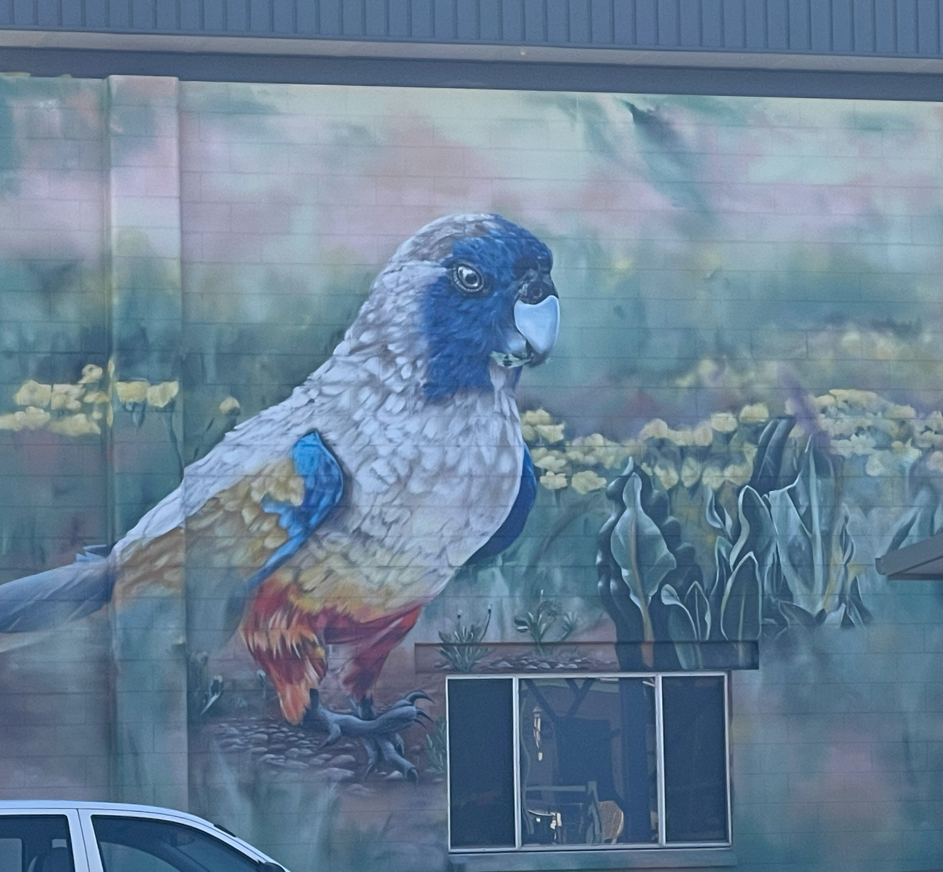 Mural on the Community Centre Wall
